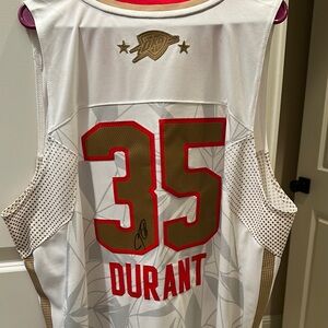 White and Gold Basketball Jersey